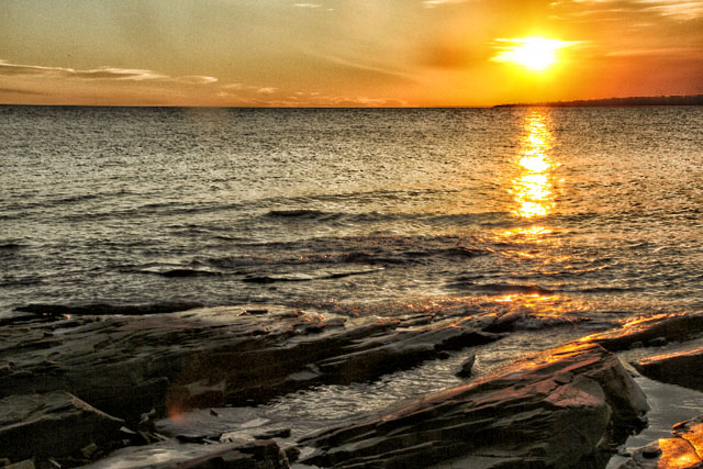 Sunrise on Lake Superior