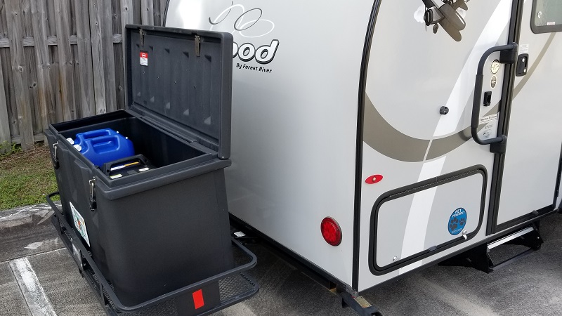Relocating Spare Tire & Storage Trunk Carrier - R-pod Owners Forum - Page 1
